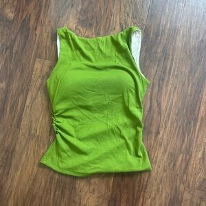 Green Sleeveless Women's Top